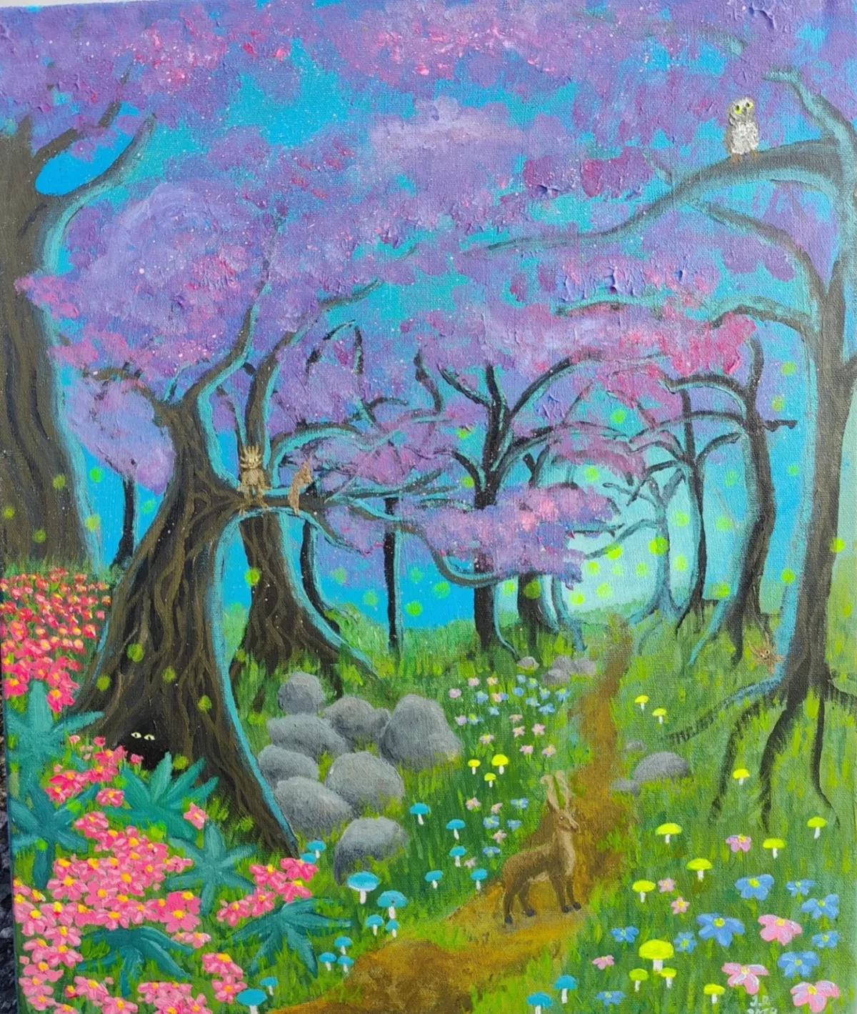 Magical Forest, an artwork by Juno