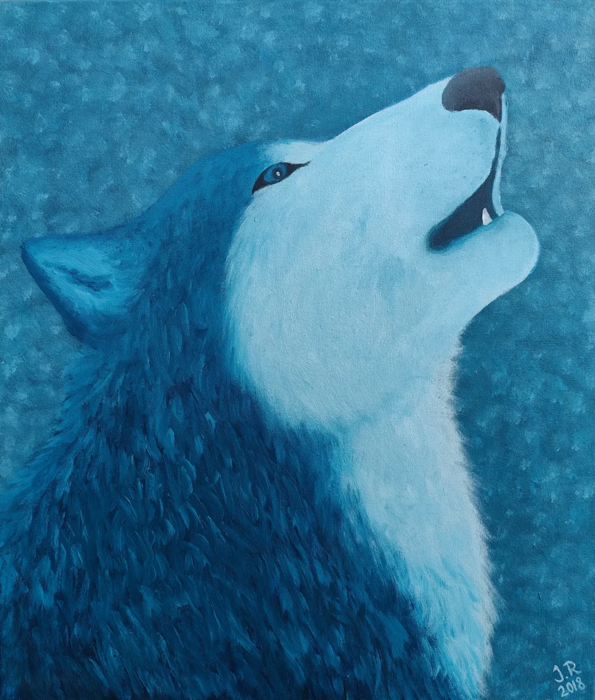 Howling Wolf, an artwork by Juno
