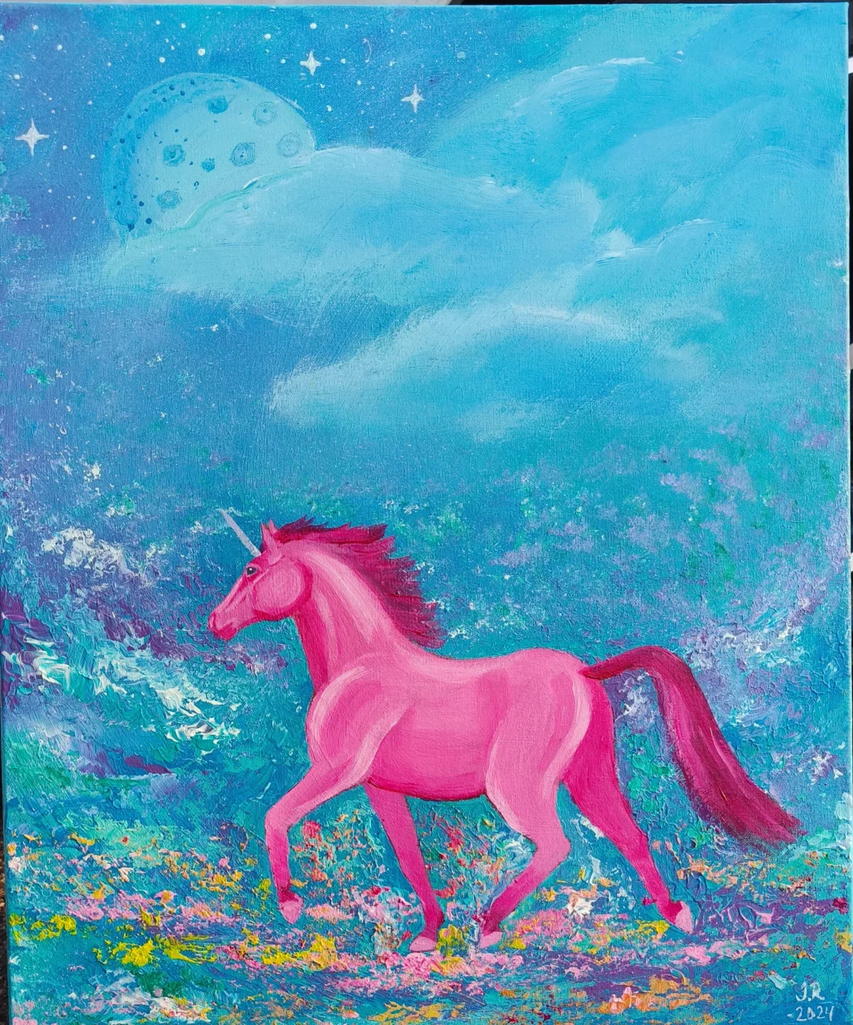Under the Moonlight, an artwork by Juno