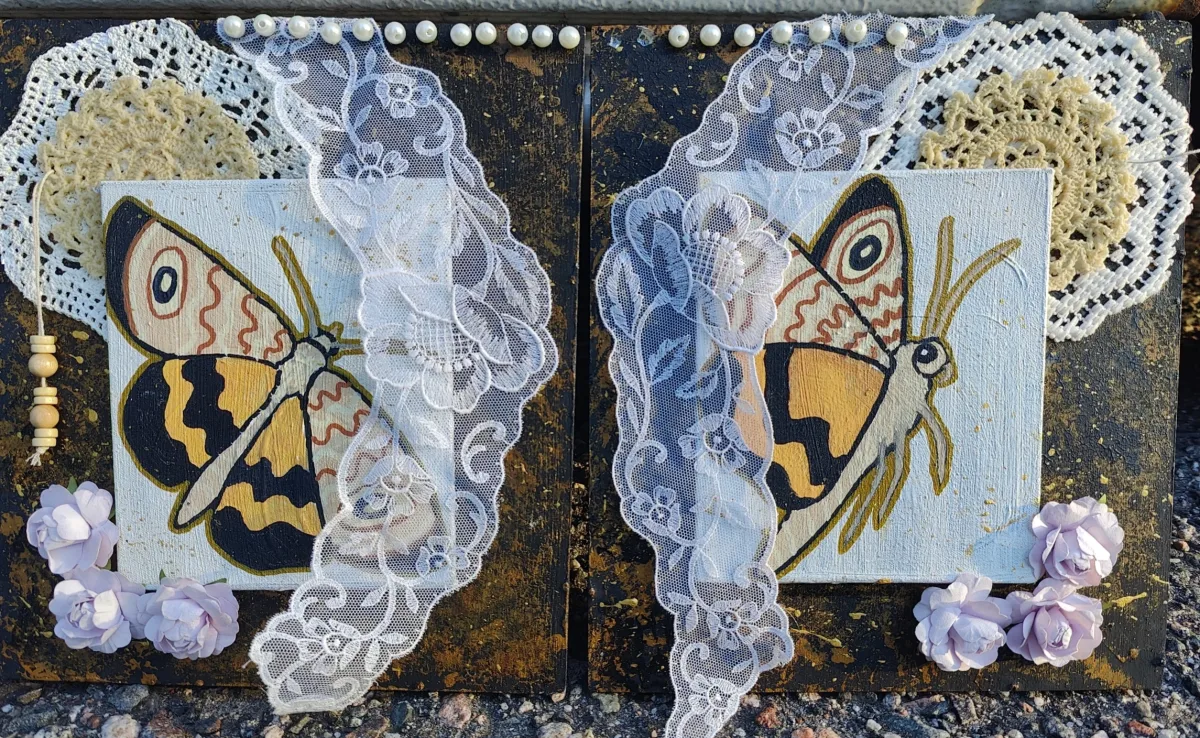 Moths, an artwork by Juno