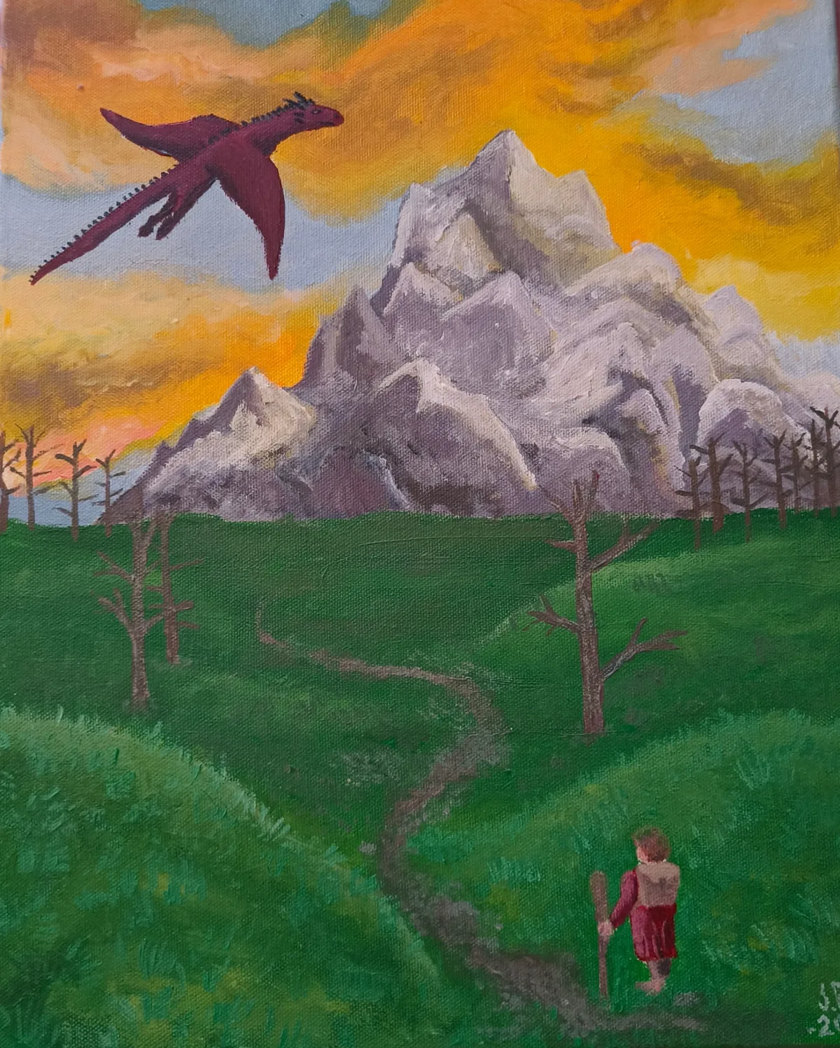 The Misty Mountains, an artwork by Juno