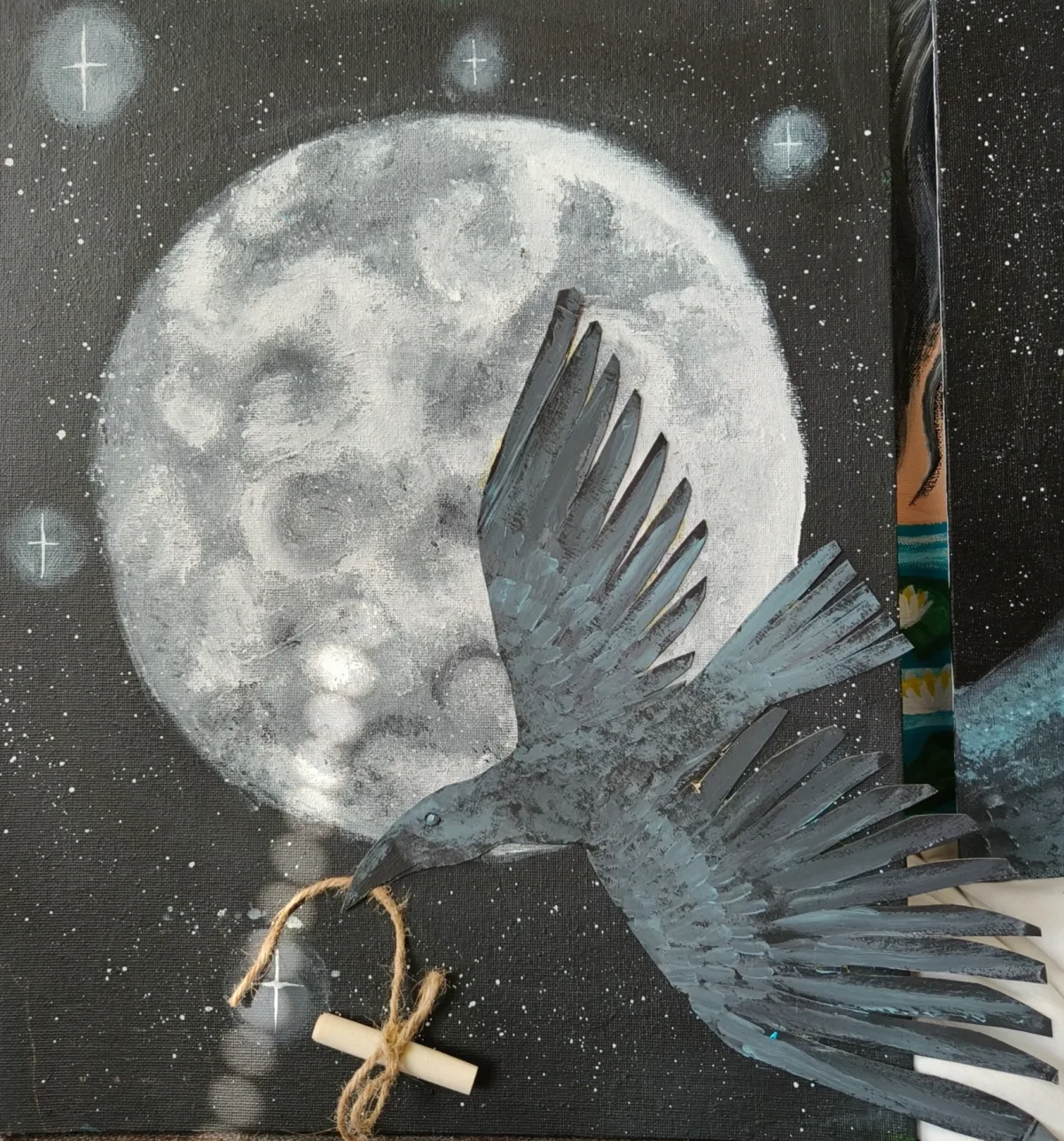 Traveller in the Night, an artwork by Juno