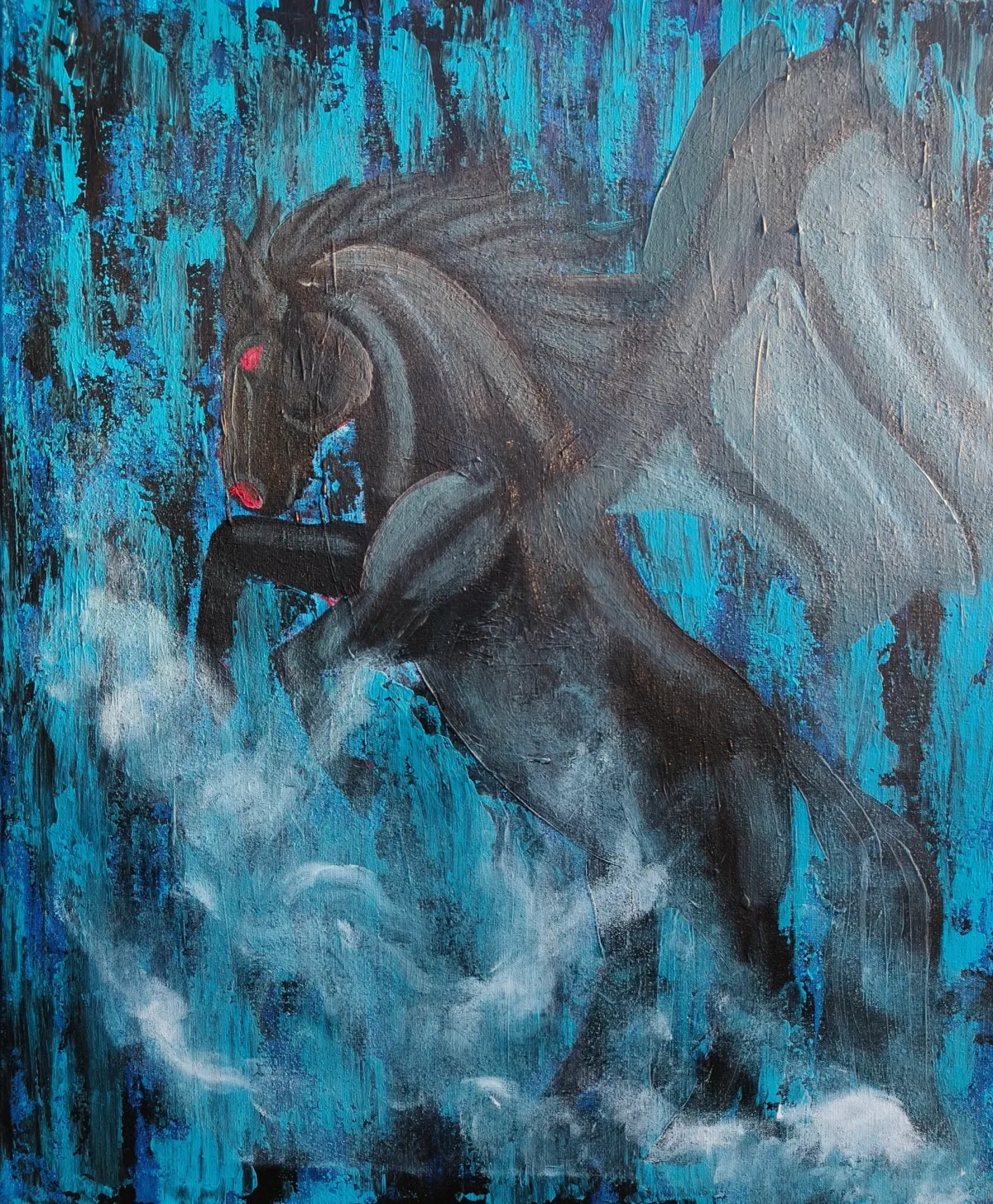 Reaper's Mount, an artwork by Juno