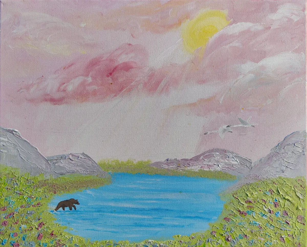 Lonely Traveller, an artwork by Juno